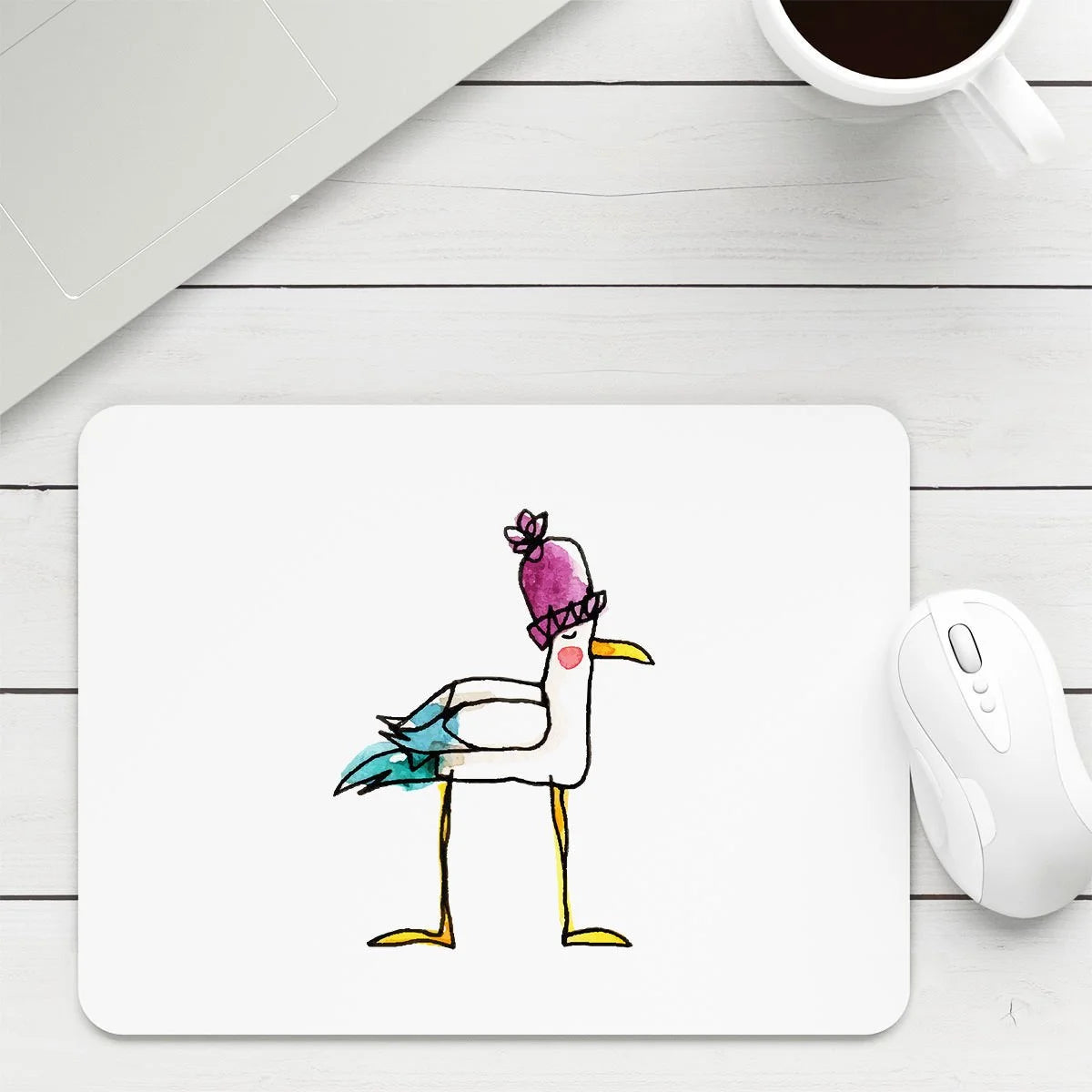 ★ Mousepad / Wintermöwe Edith