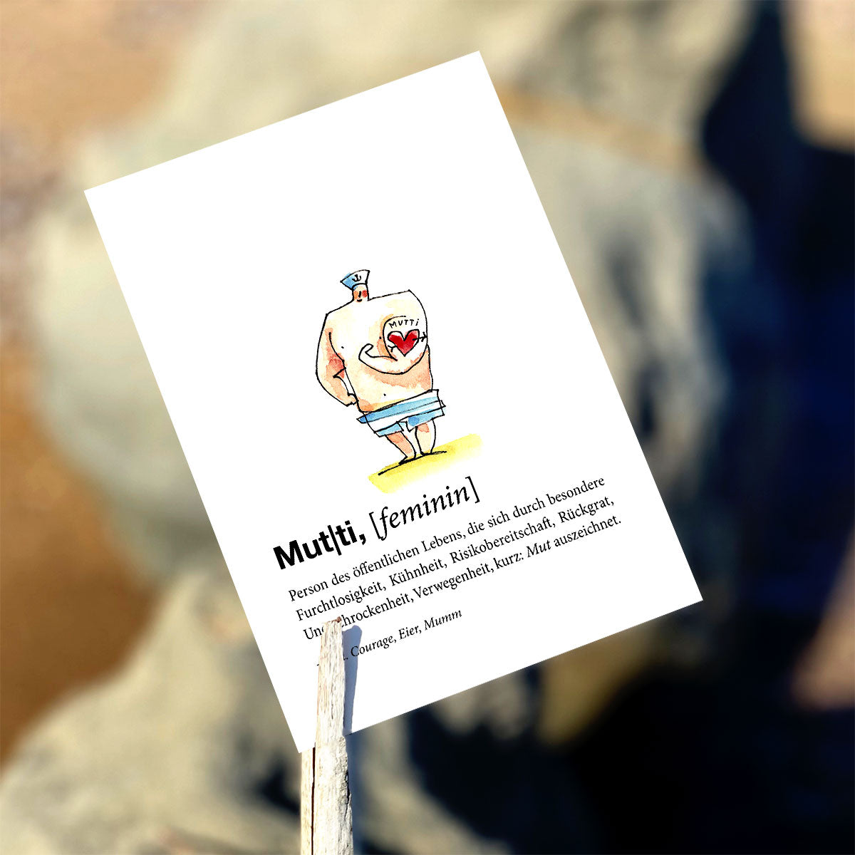 Mutti – Postkarte Muttertag