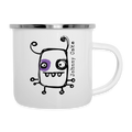 Smutjez, Johnny Cake – Maritime Emaille-Tasse für Freigeister - Weiß