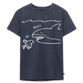 PREMIUM KINDER T-SHIRT – HAI - Jeansblau 