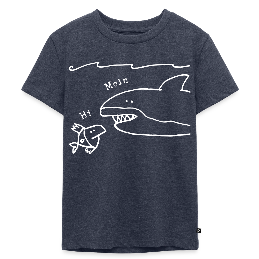 PREMIUM KINDER T-SHIRT – HAI - Jeansblau 
