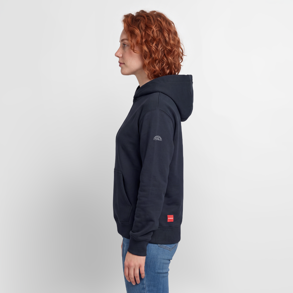 Unisex relaxed organic hoodie – Fischkopp - Navy