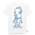 PREMIUM KINDER T-SHIRT – FISCHKOPP - Weiß