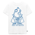 PREMIUM KINDER T-SHIRT – HERR DER HERINGE - Weiß