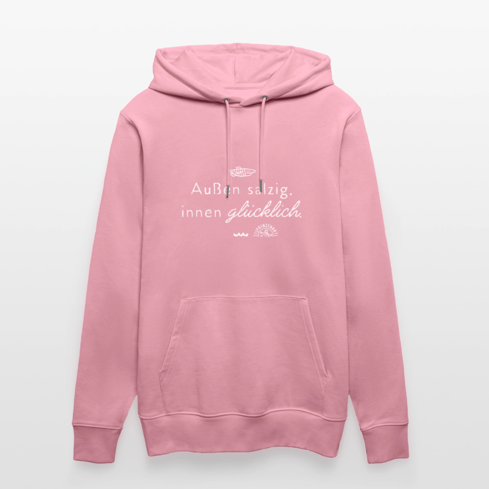 Außen salzig, innen glücklich – Unisex Bio-Hoodie CRUISER - Lila Traum