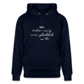Außen salzig, innen glücklich – Unisex Bio-Hoodie CRUISER - Navy