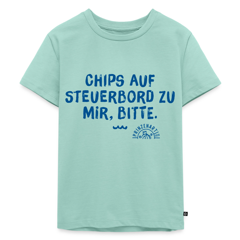 KINDER T-SHIRT – CHIPS AUF STEUERBORD ZU MIR - Mint 