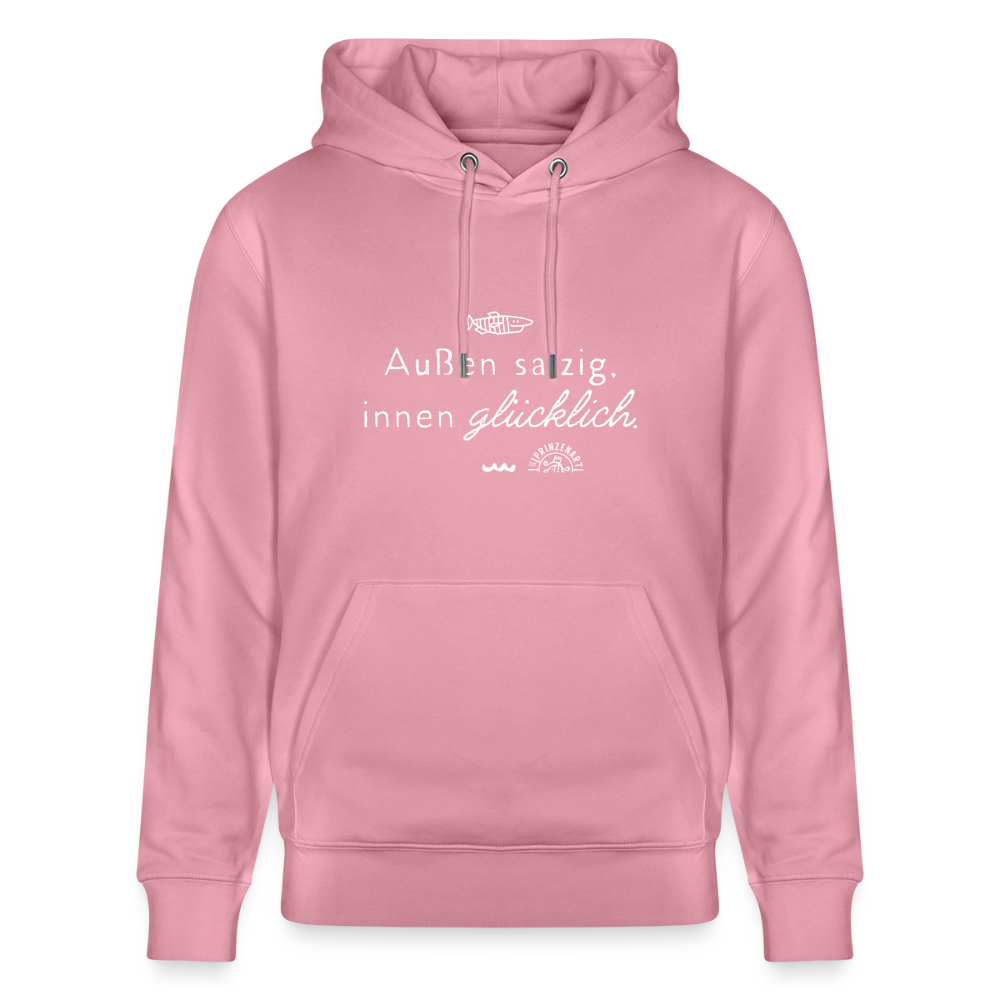 Außen salzig, innen glücklich – Unisex Bio-Hoodie CRUISER - Lila Traum