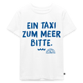 KINDER T-SHIRT – EIN TAXI ZUM MEER BITTE - Weiß