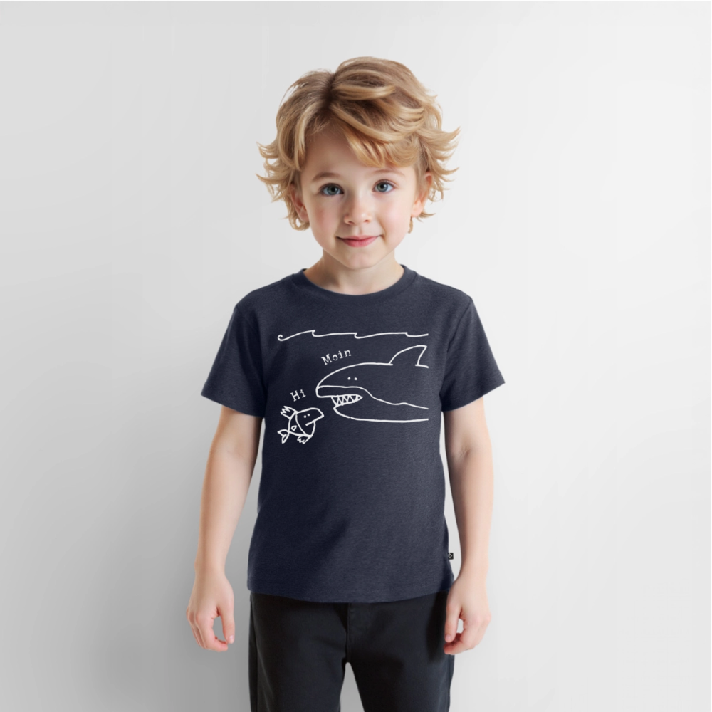 PREMIUM KINDER T-SHIRT – HAI - Jeansblau 