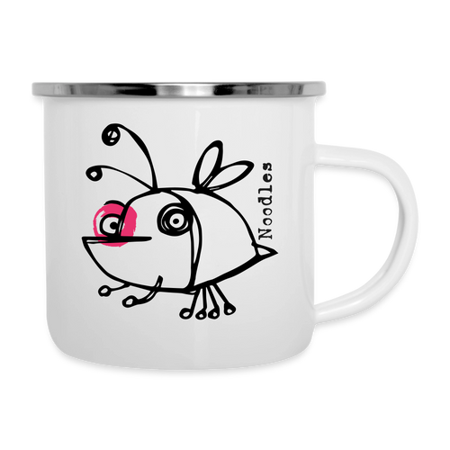 Smutjez, Noodles– Maritime Emaille-Tasse für Freigeister - Weiß