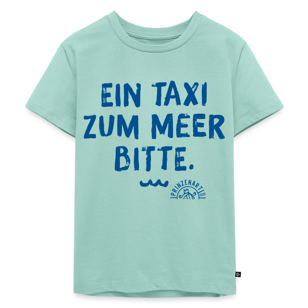 KINDER T-SHIRT – EIN TAXI ZUM MEER BITTE - Mint 