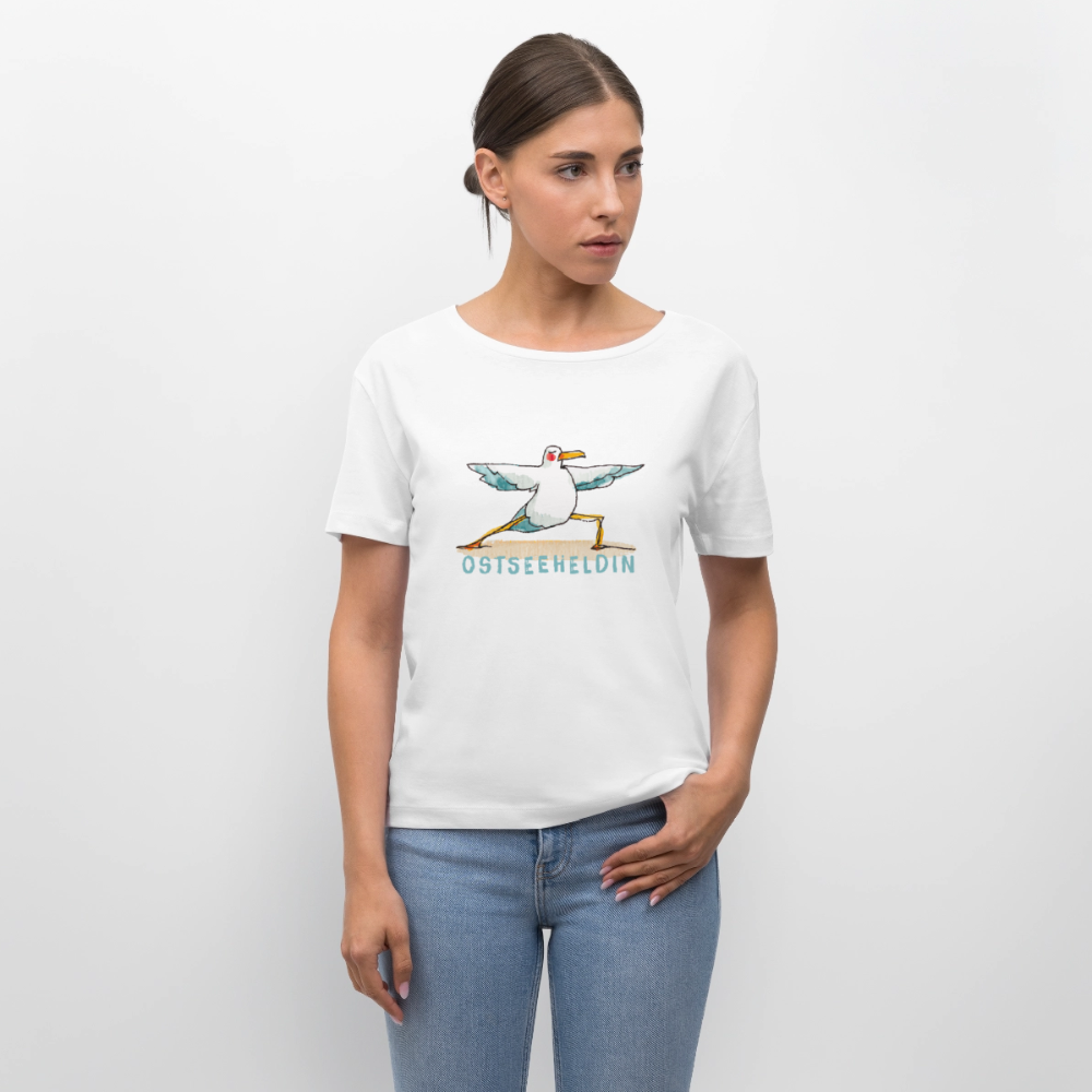 Frauen Bio-T-Shirt – Ostseeheldin - Weiß