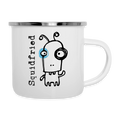 Smutjez, Squidfried – Maritime Emaille-Tasse für Freigeister - Weiß