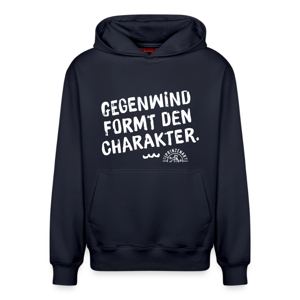 UNISEX RELAXED ORGANIC HOODIE – GEGENWIND - Navy