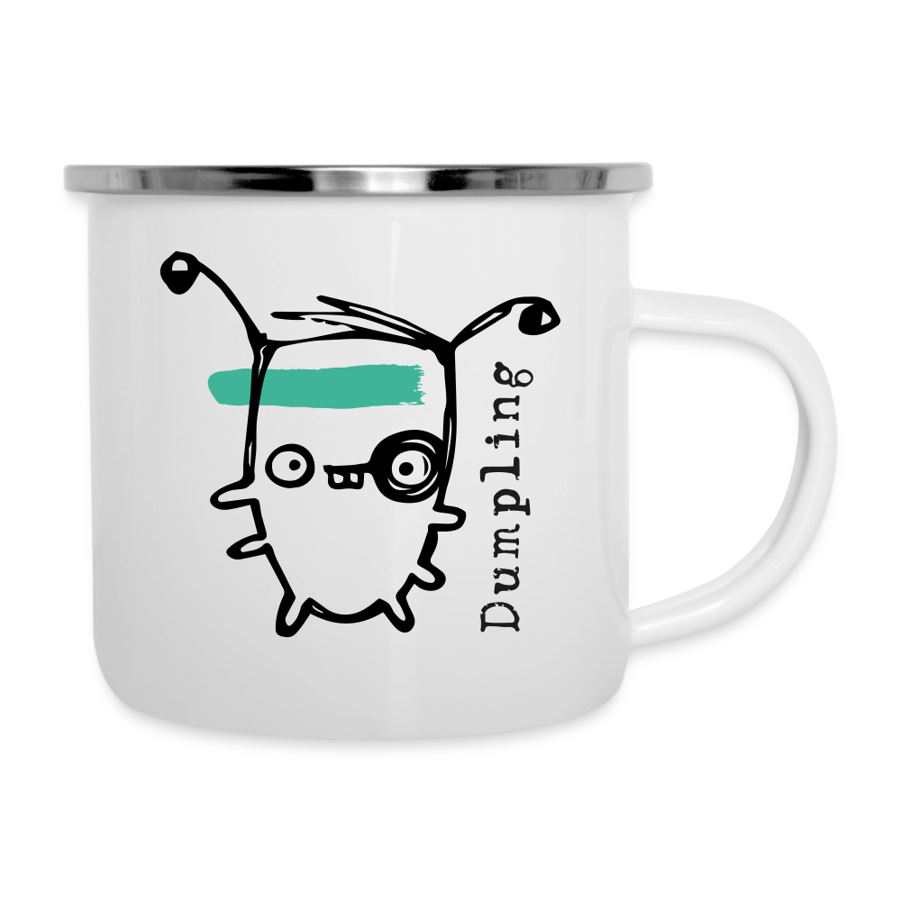 Smutjez, Dumpling– Maritime Emaille-Tasse für Freigeister - Weiß