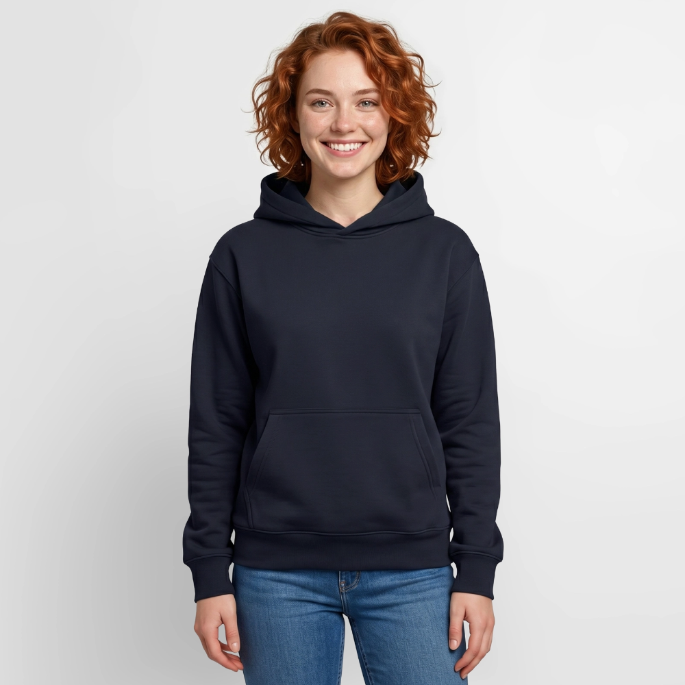 Unisex relaxed organic hoodie – Fischkopp - Navy
