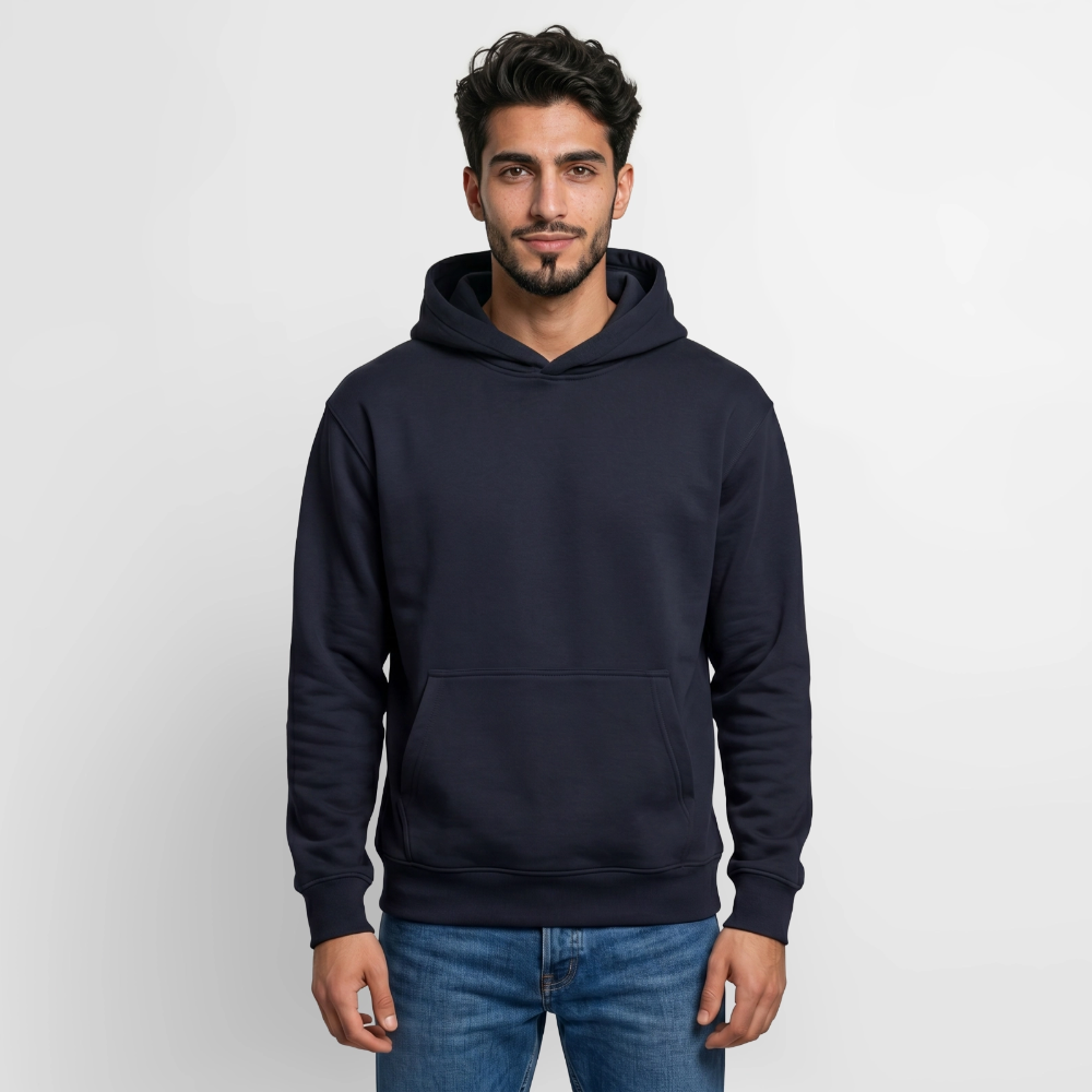 Unisex relaxed organic hoodie – Fischkopp - Navy