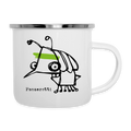 Smutjez, Panzerotti – Maritime Emaille-Tasse für Freigeister - Weiß