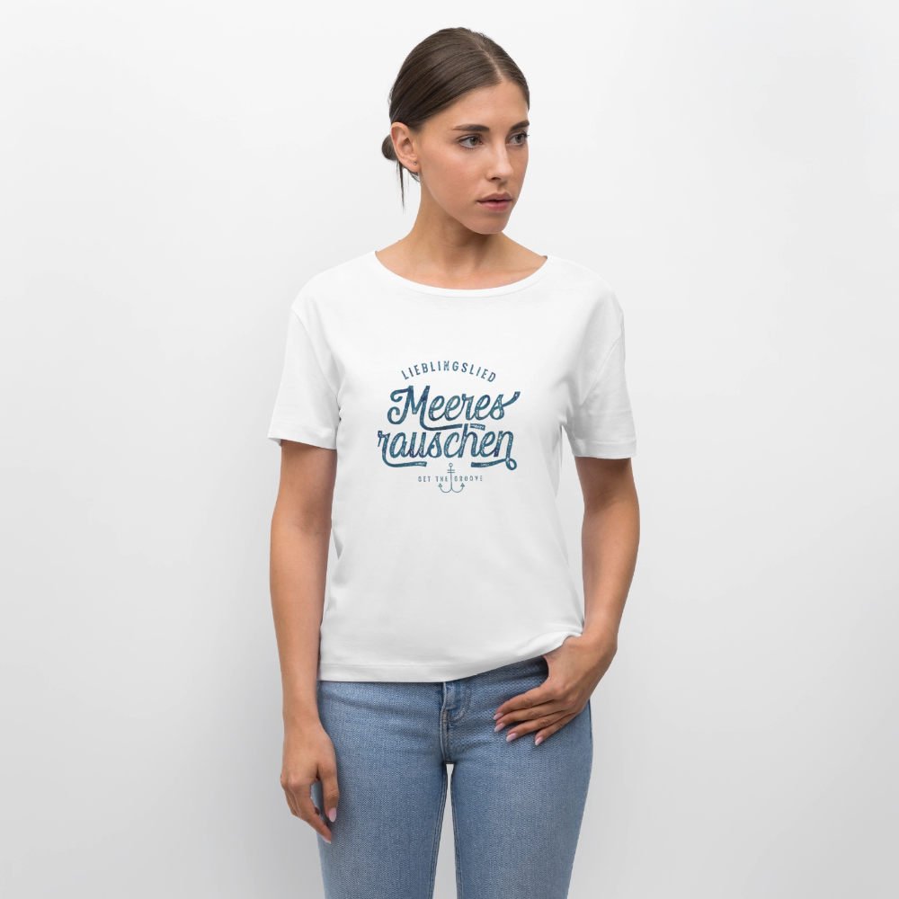 Frauen Bio-T-Shirt – Lieblingslied - Weiß