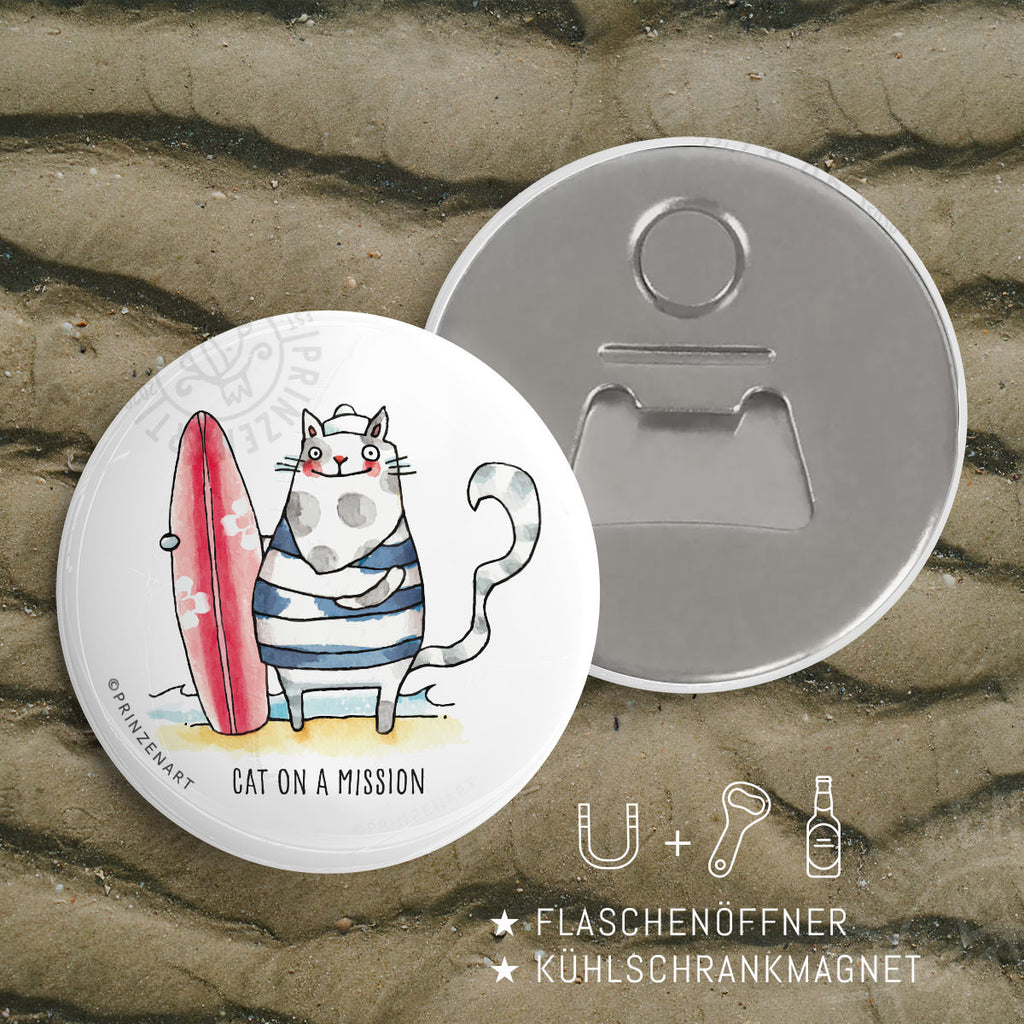 Pin-Serie Strandkatzen