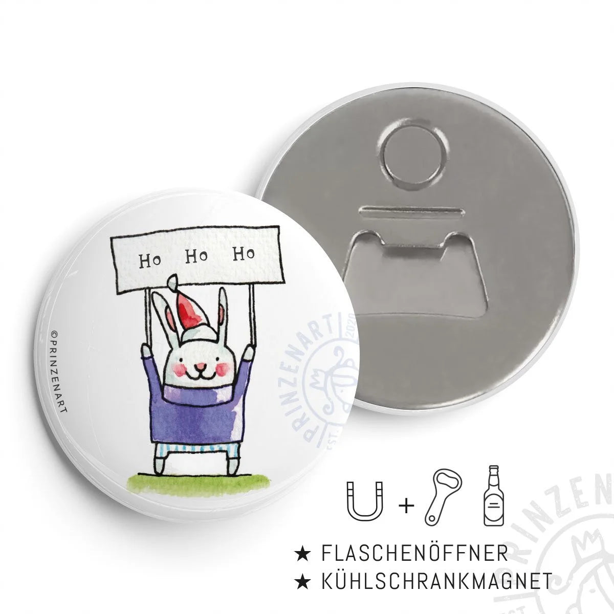 Pin-Serie Weihnachten Flaschenöffner-Magnet | Prinzenart