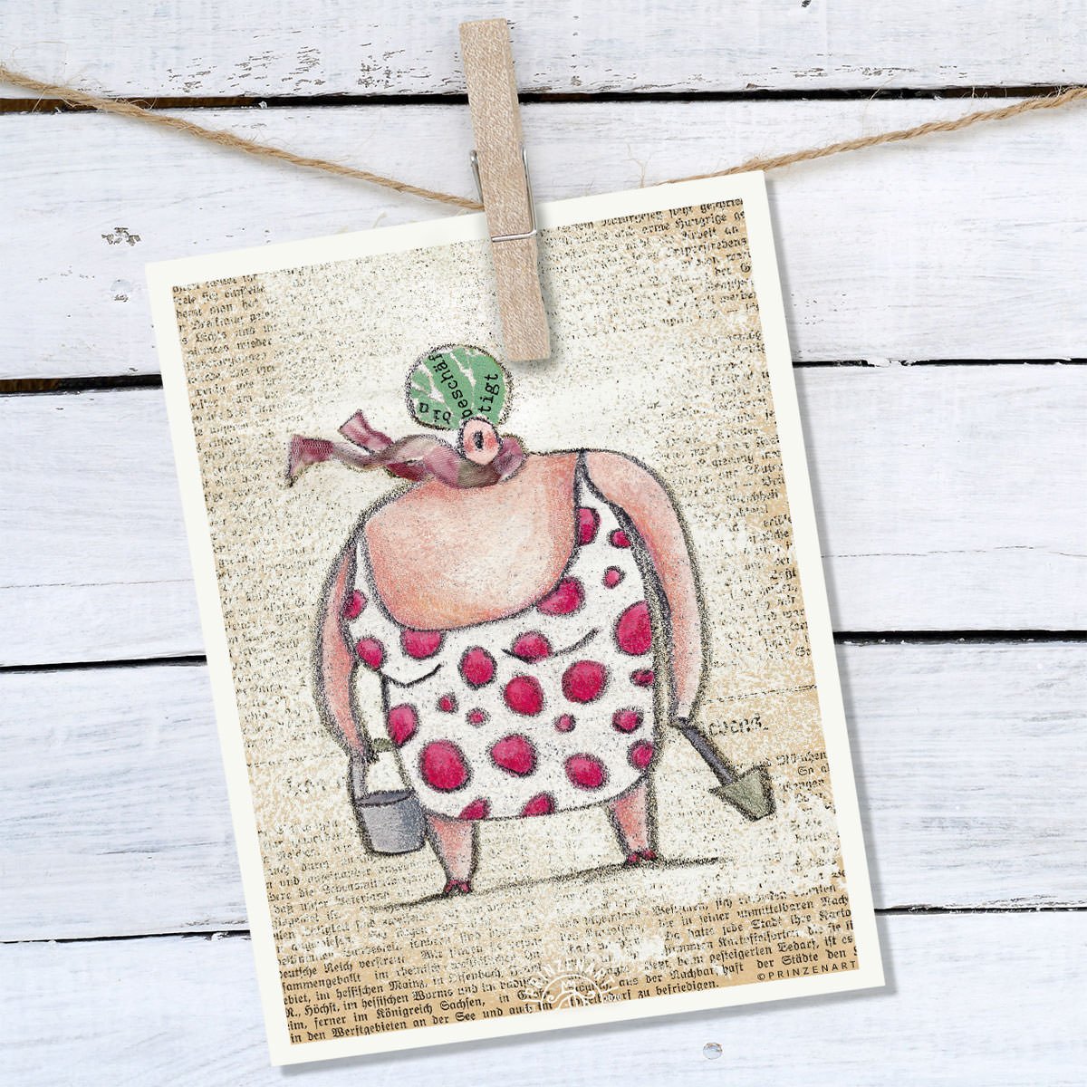 Postkarten Serie Strandfigur Meer | B2B