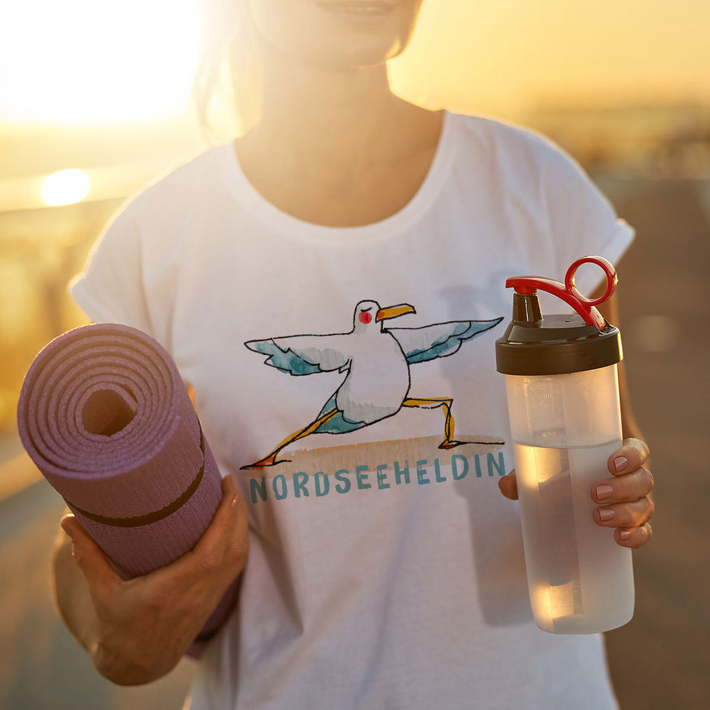 Frauen Bio-T-Shirt – Nordseeheldin