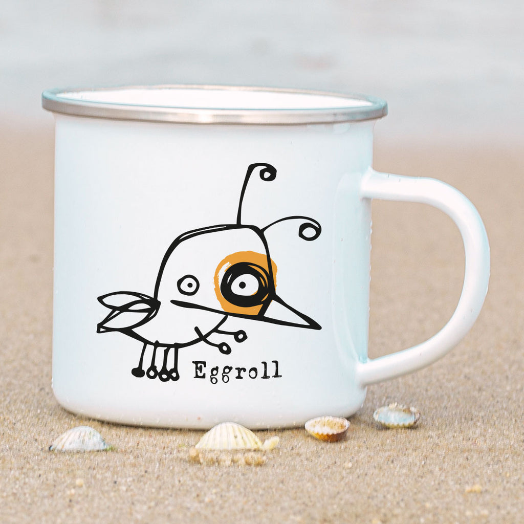 Emaille-Tasse – Egg Roll