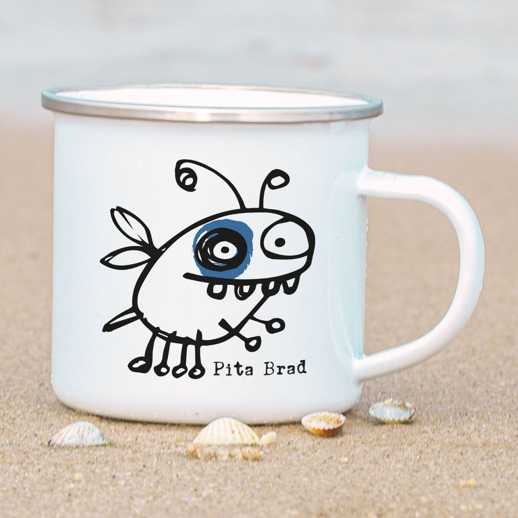 Emaille-Tasse – Pita Brad