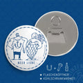 Pin-Serie Meerwesen Flaschenöffner-Magnet Meerliebe | Prinzenart