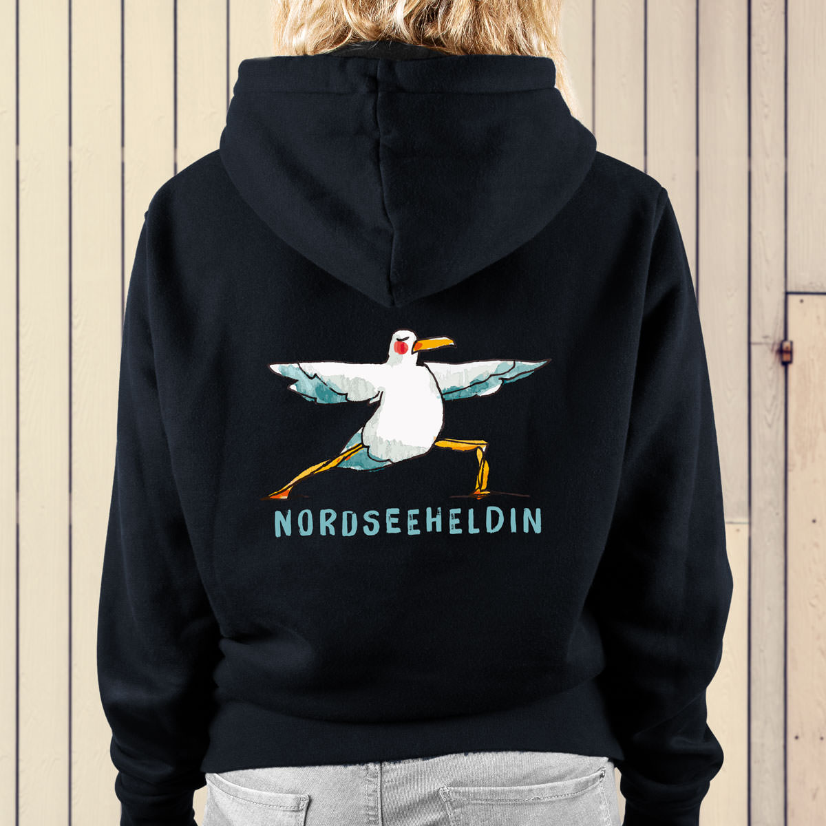 Frauen Kapuzenjacke – Nordseeheldin