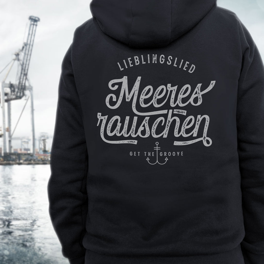 Frauen Kapuzenjacke – Lieblingslied Meeresrauschen