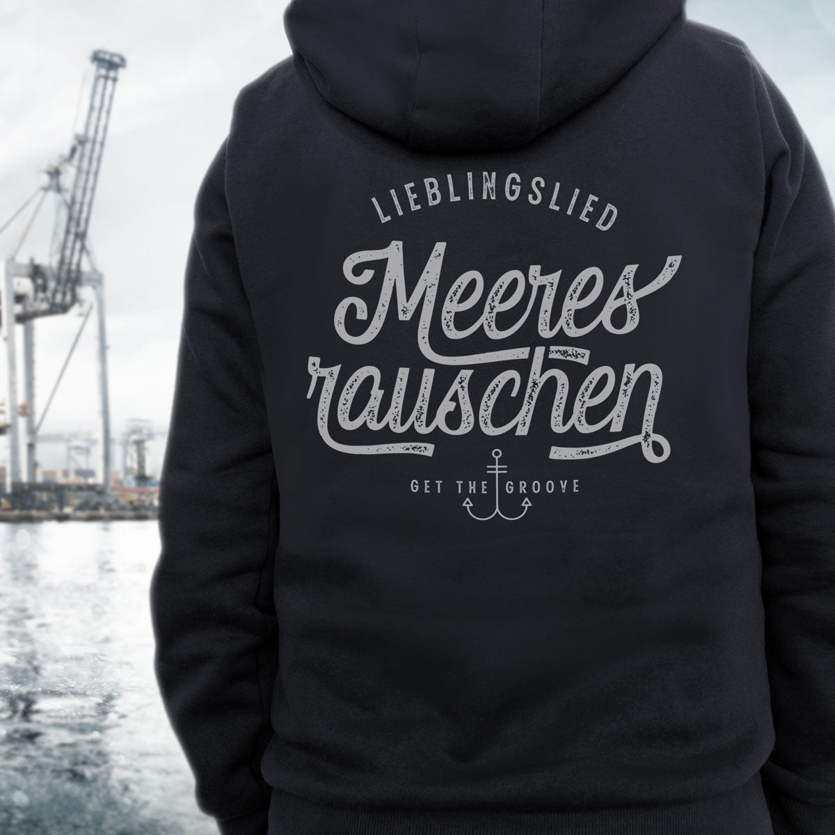 Frauen Kapuzenjacke – Lieblingslied Meeresrauschen