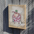 Leinwand Strandfigur Meer