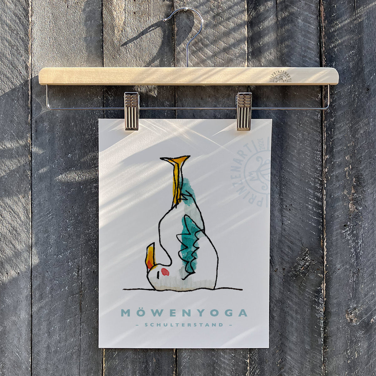 Poster Serie Yoga Möwen | B2B