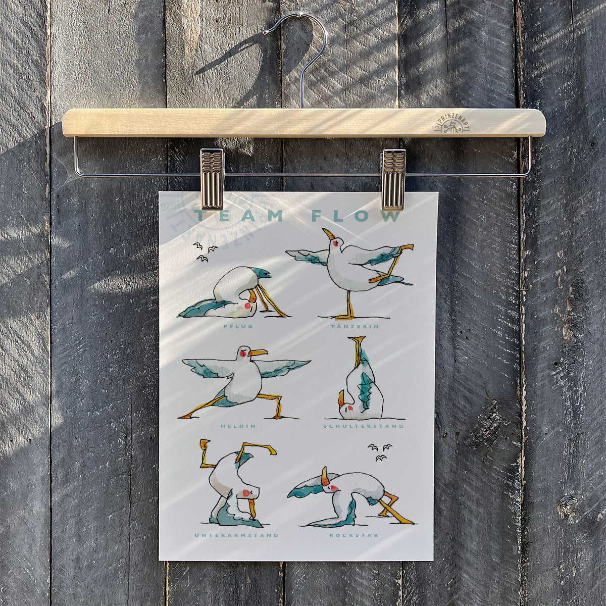 Poster Serie Yoga Möwen | B2B