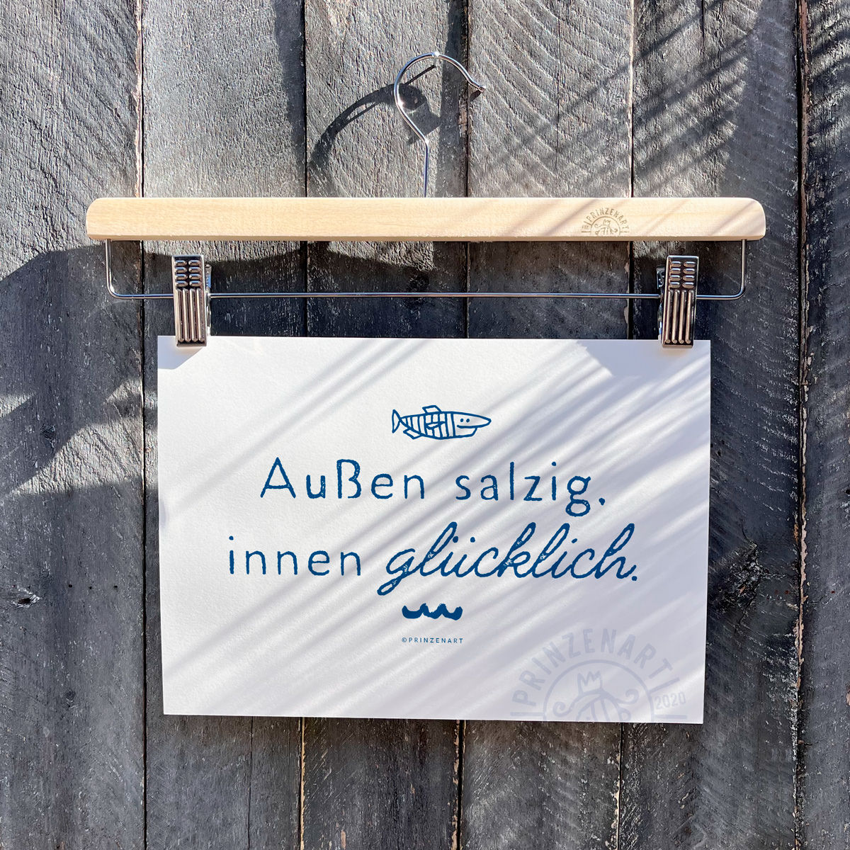 Poster motivierender Spruch