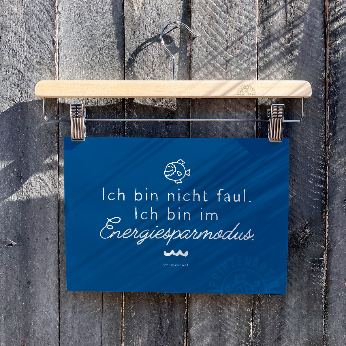 Poster motivierender Spruch