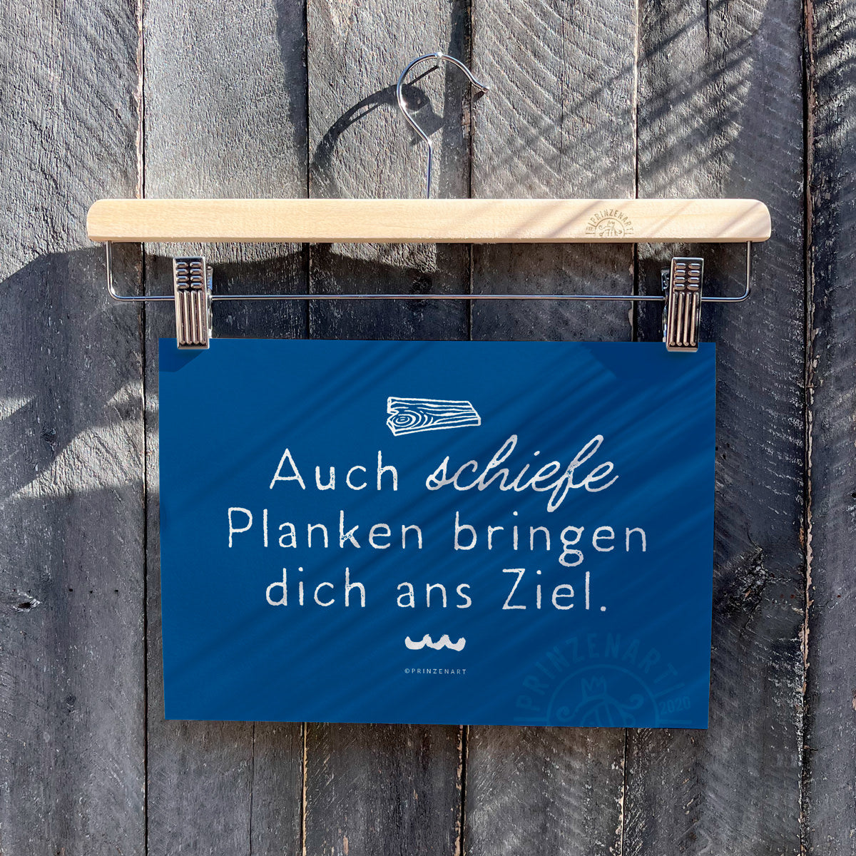 Poster motivierender Spruch