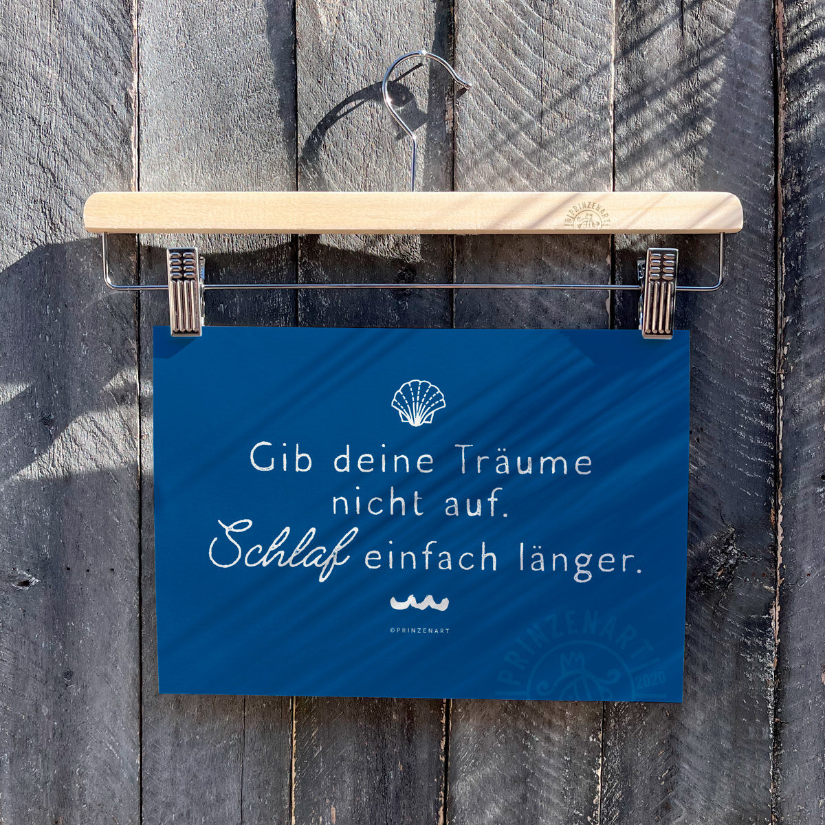 Poster motivierender Spruch