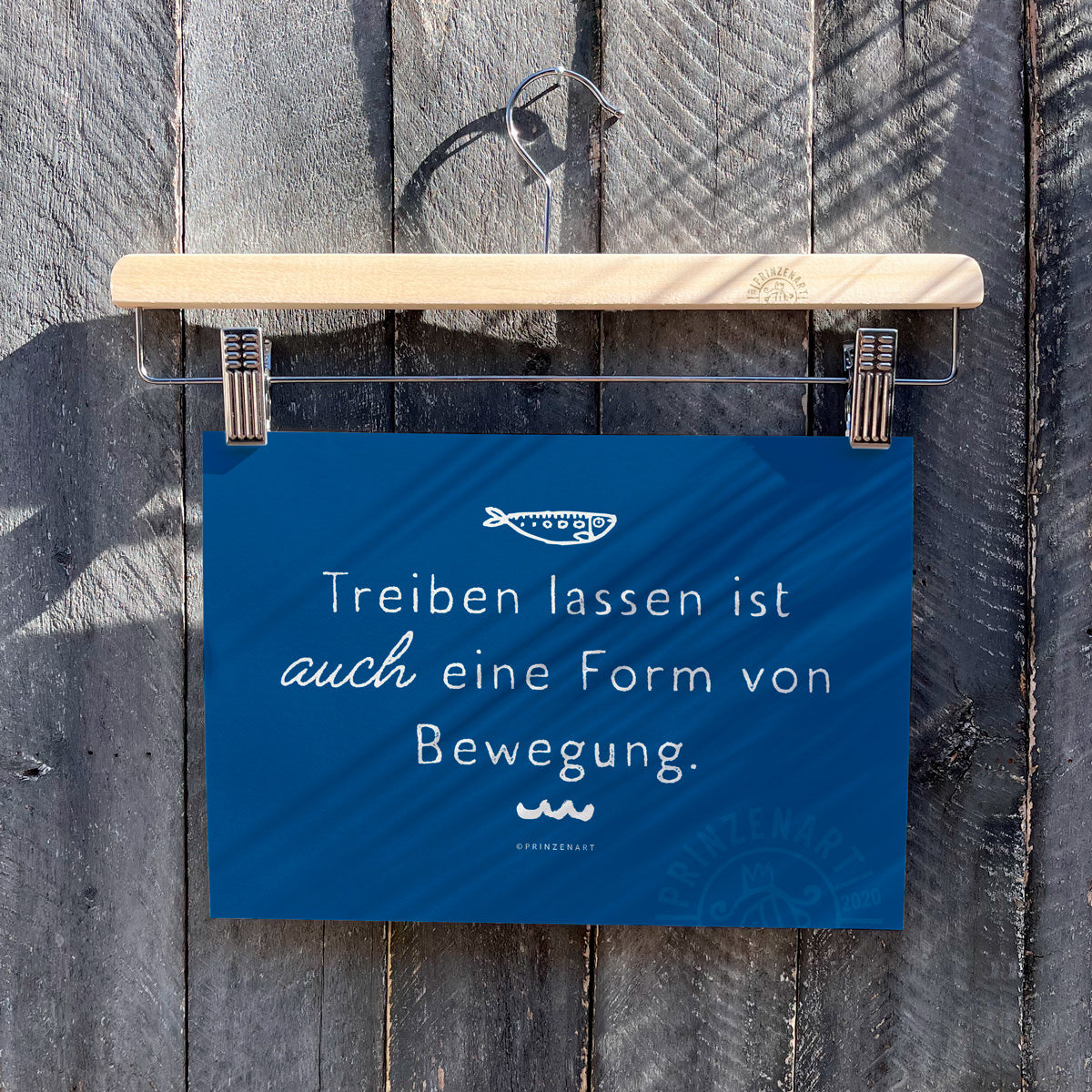 Poster motivierender Spruch
