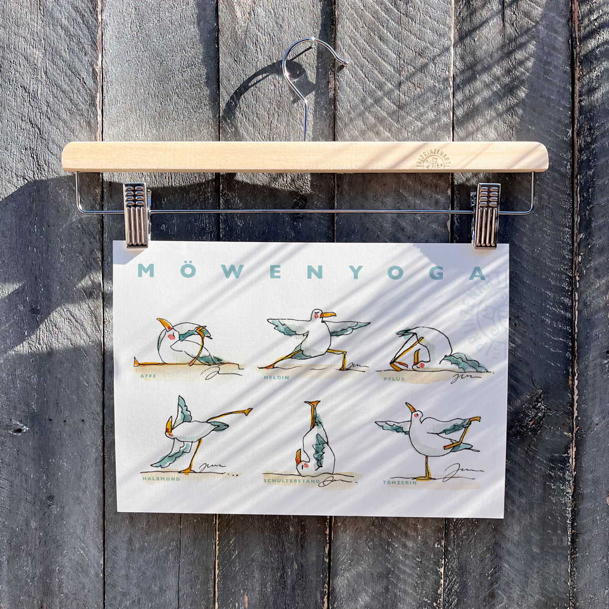 Poster Serie Yoga Möwen | B2B