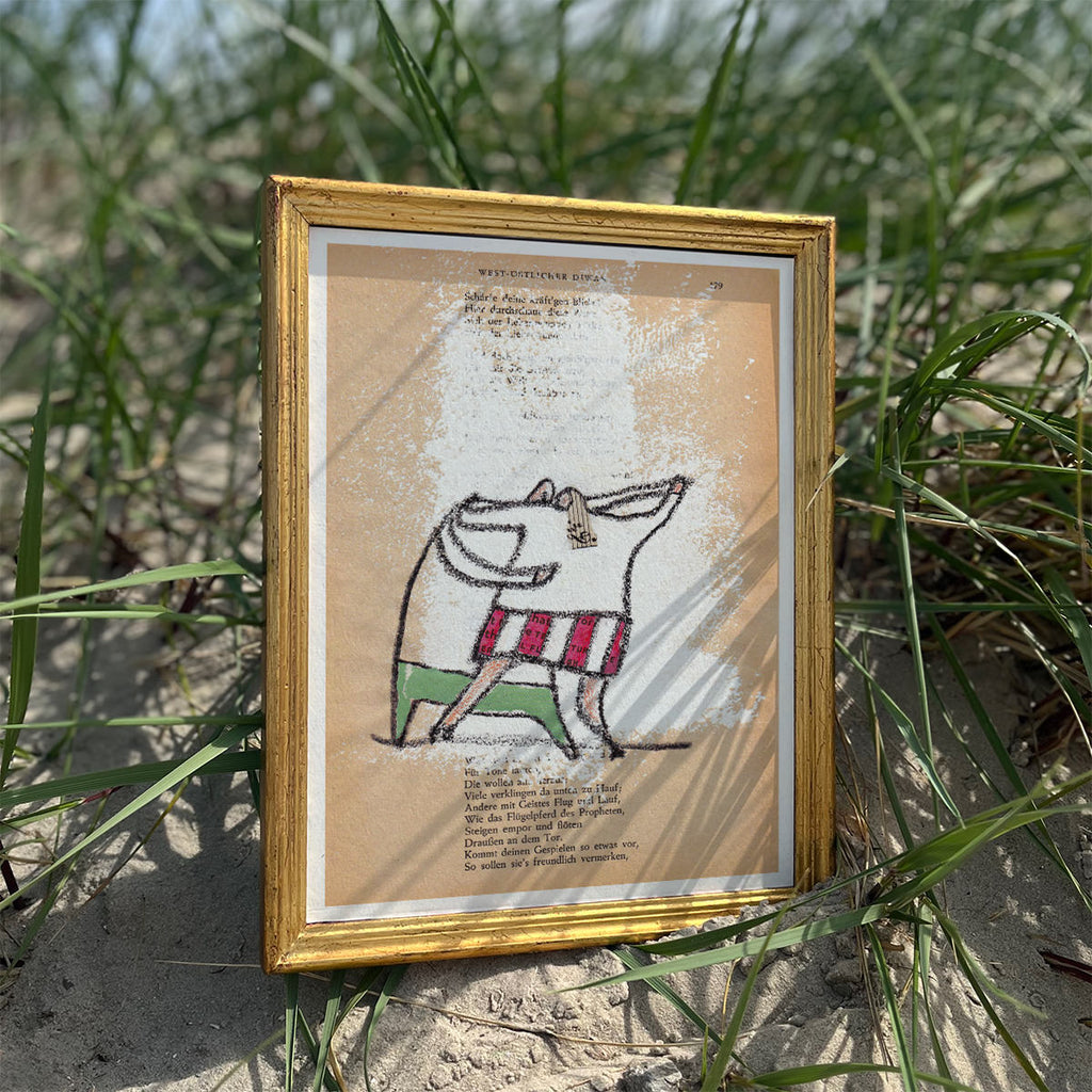 Posterserie Strandfigur Tanz