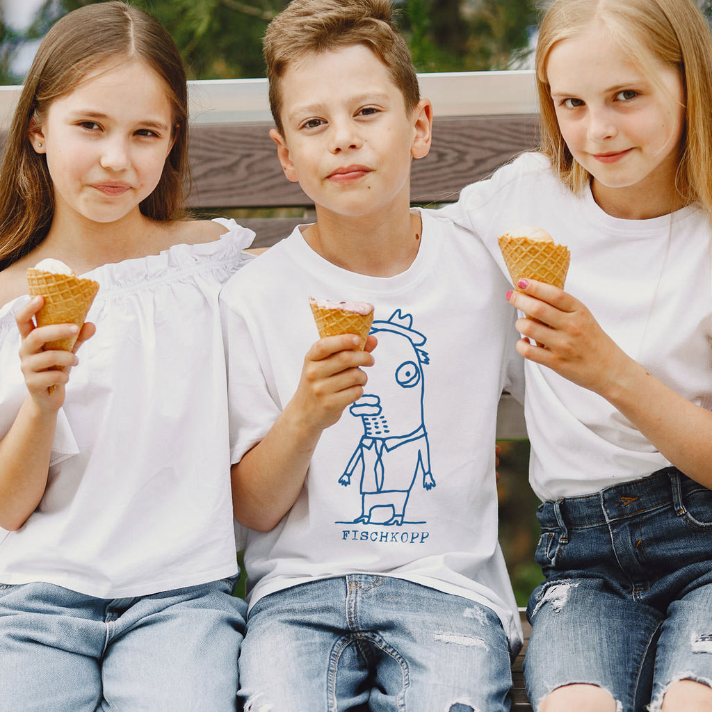 KINDER T-SHIRT – FISCHKOPP