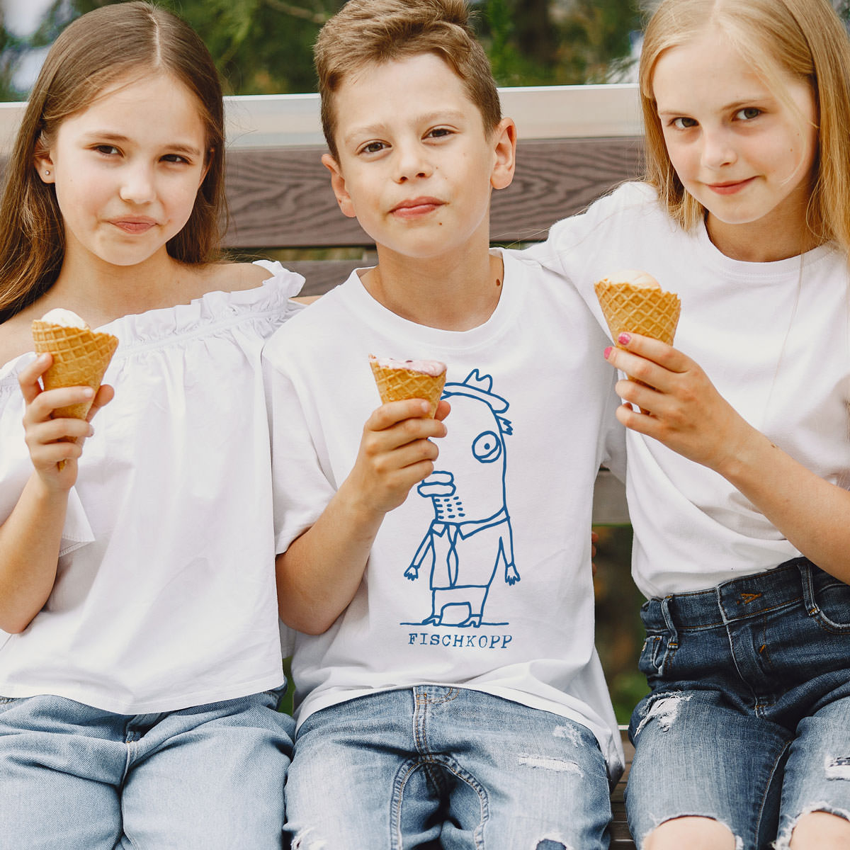 KINDER T-SHIRT – FISCHKOPP