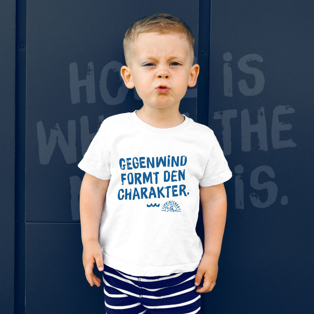 KINDER T-SHIRT – GEGENWIND FORMT DEN CHARAKTER