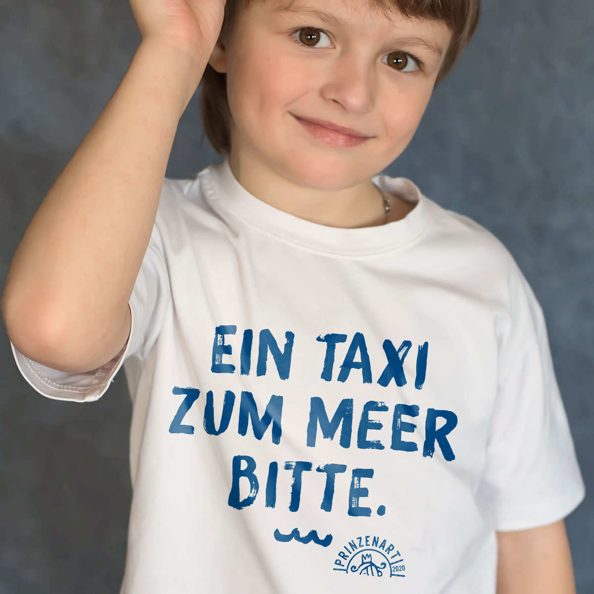 KINDER T-SHIRT – EIN TAXI ZUM MEER BITTE