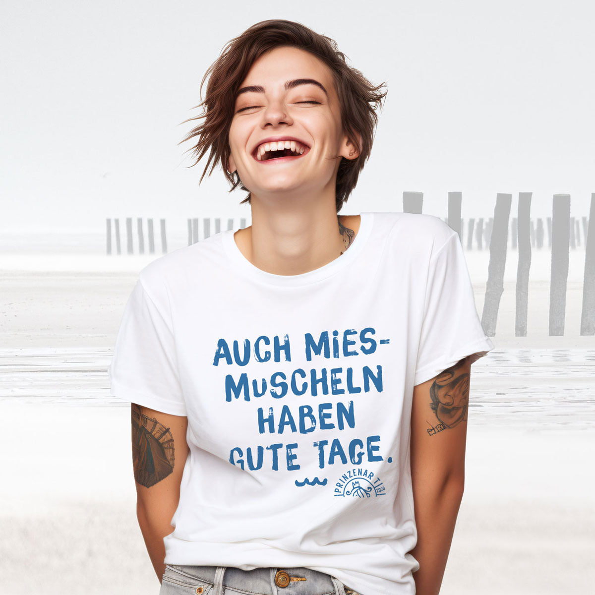 Frauen Bio-T-Shirt – Miesmuschel