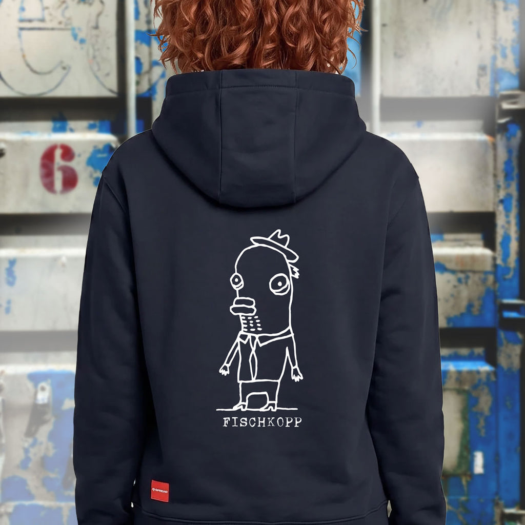 Unisex relaxed organic Hoodie – Fischkopp
